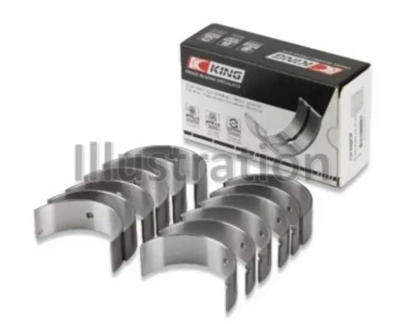 King Engine Bearings Connecting Rod Bearing Set For Toyota Land Cruiser – Oversize +0.25Mm 1