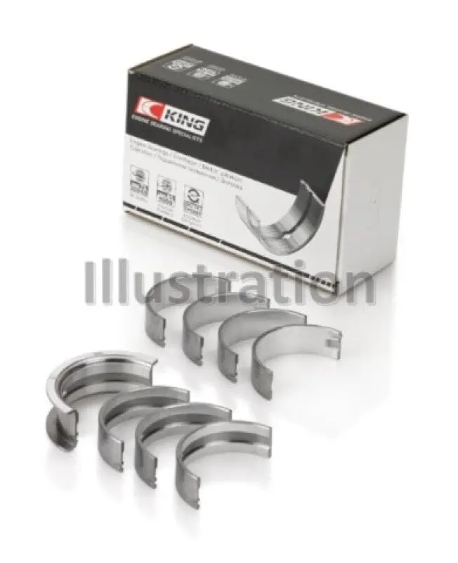 King Engine Bearings Gmc 2.8L/3.4L V6 173Ci/207Ci (Size +0.25Mm) Main Bearing Set 1