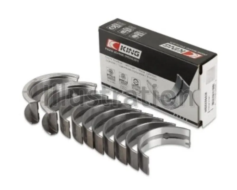 King Oversize Main Bearing Set For Opel C20Xe/X18Xe/X22Xe – 0.25Mm Overbore 1