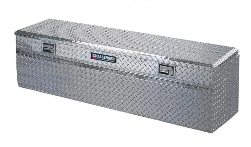 Lund Universal Challenger Truck Tool Box – Polished Aluminum Finish 1