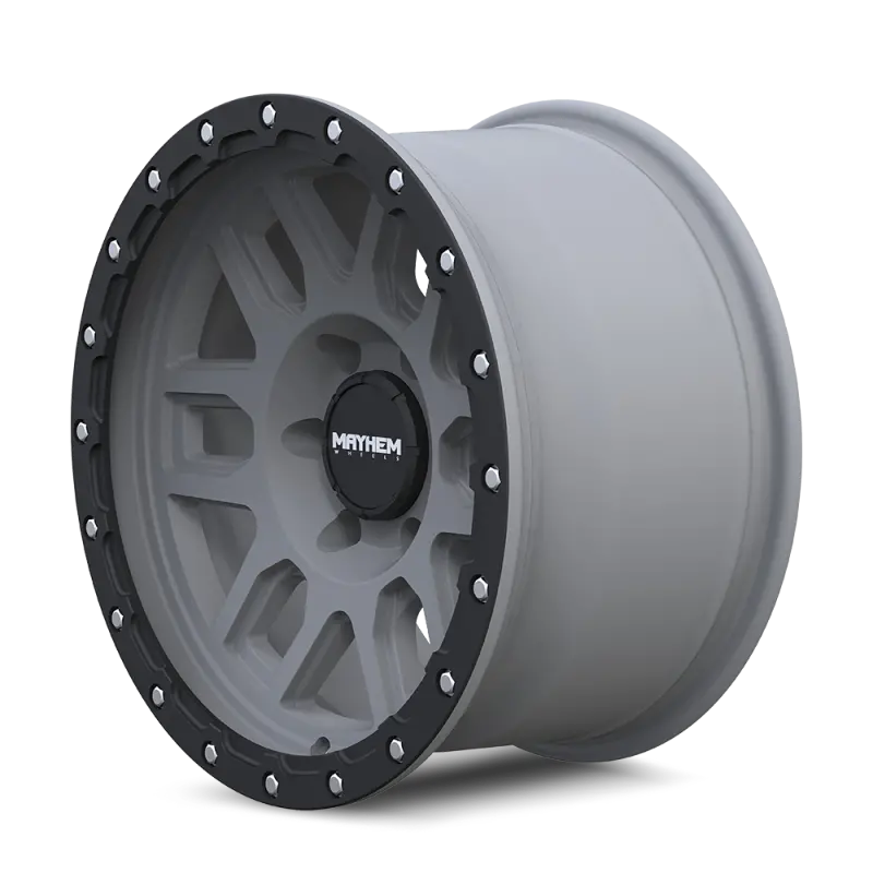 Mayhem 8304 Delta 20X9 / 6X139.7 Bp / 0Mm Offset / 106Mm Hub Matte Gunmetal W/ Matte Black Lip Wheel 1