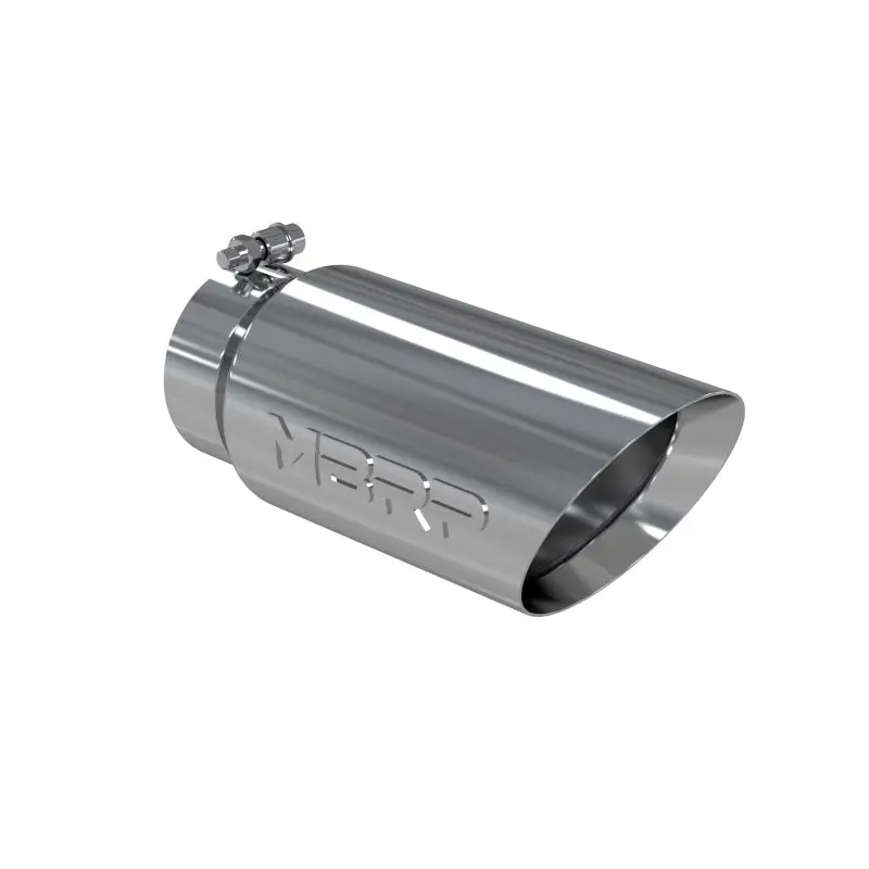 Mbrp Universal Dual-Wall Angled Exhaust Tip – 5" Outer Diameter, 4" Inlet, 12" Length 1