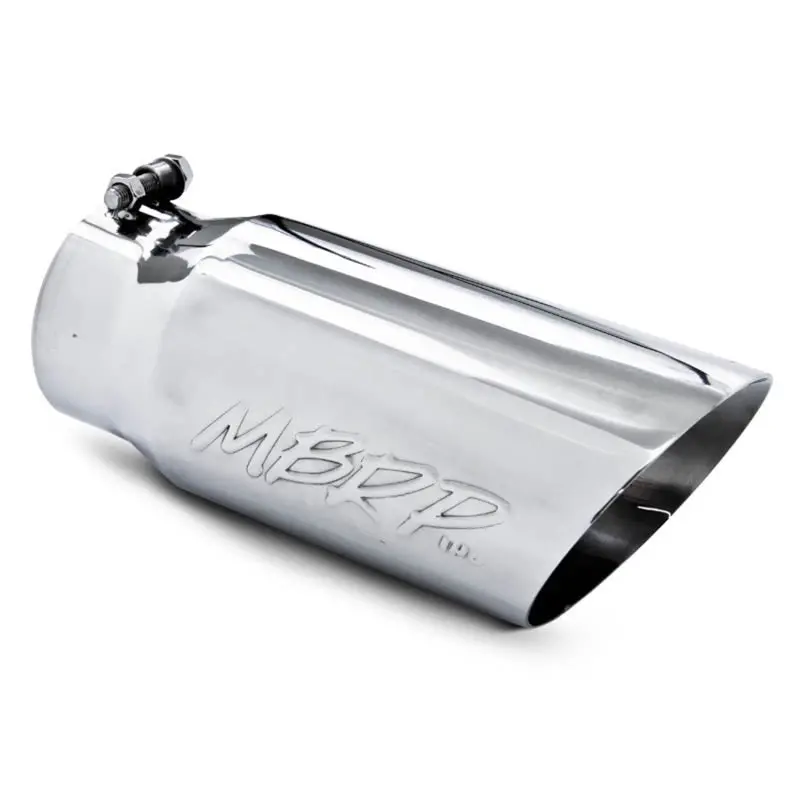 Mbrp Universal Dual-Wall Angled Exhaust Tip – 5" Outer Diameter, 4" Inlet, 12" Length 2
