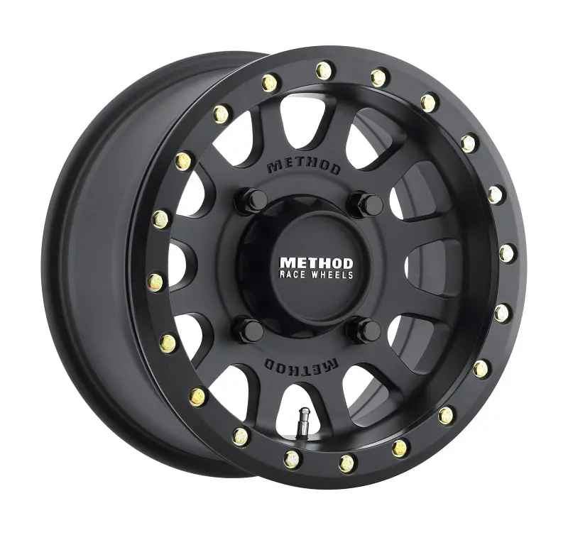 Method Mr401 Matte Black Utv Beadlock Wheel: 14X7, 5+2 Offset, 4X136 Bolt Pattern, 106Mm Center Bore 1