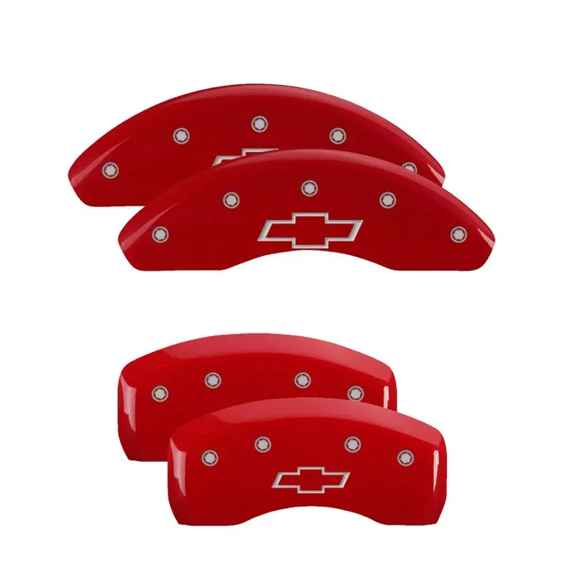 Mgp 2 Caliper Covers Engraved Silverado Ss Yellow Finish Blk Char 05 Chevy Silverado 1500 1