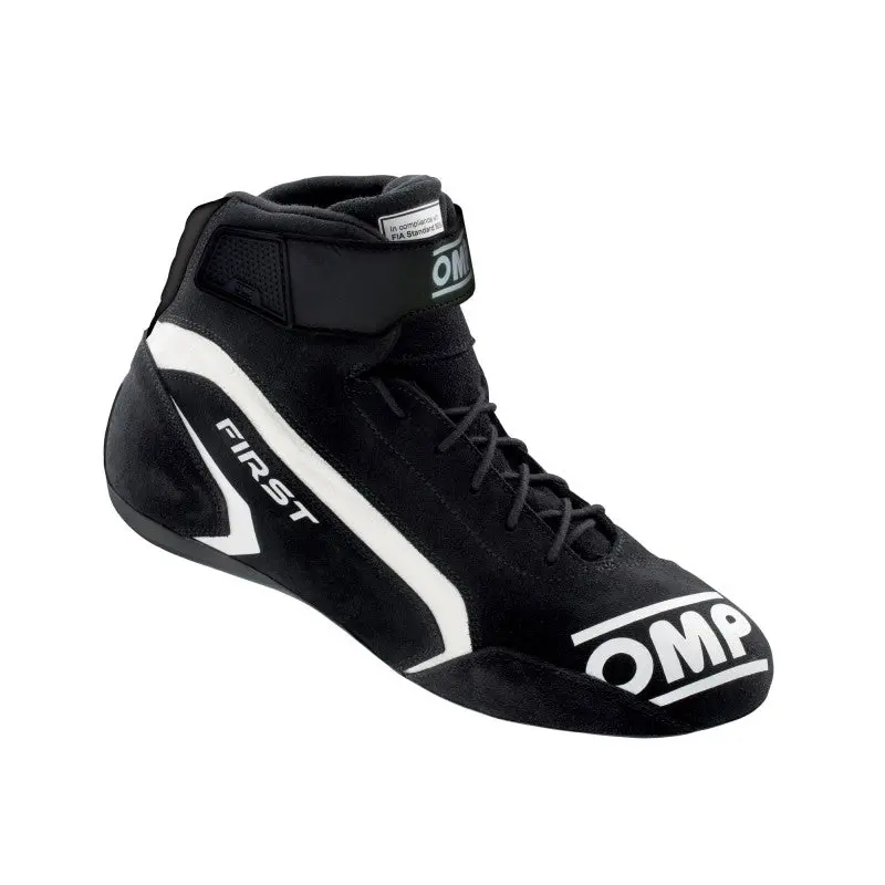 Omp First Racing Shoes – Fia 8856-2018 Certified – Black, Size 41 1