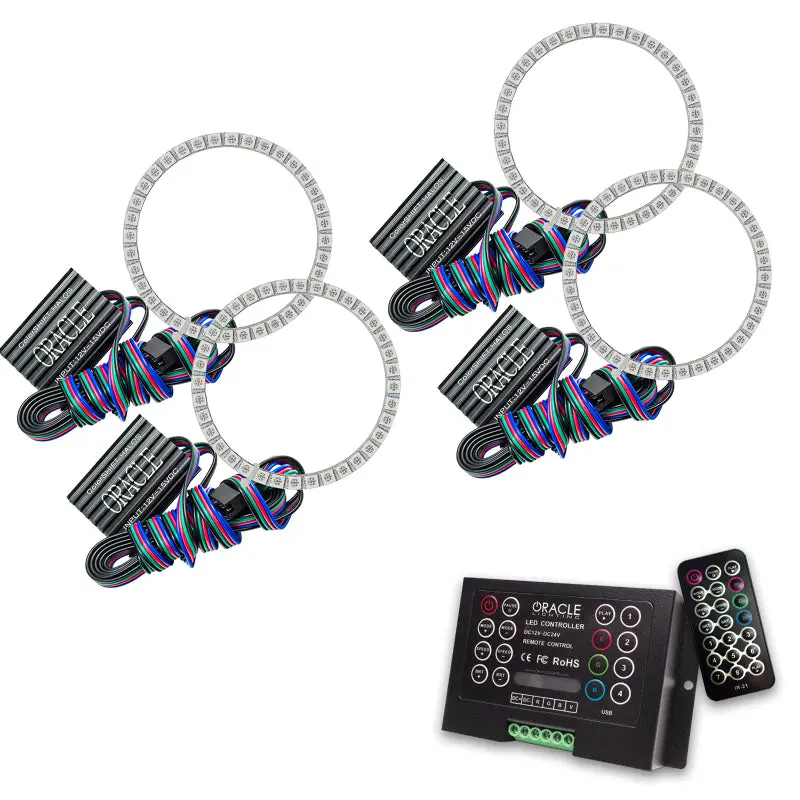 Oracle Land Rover Range Rover 06-09 Halo Kit - Colorshift W/ 2.0 Controller See Warranty 2