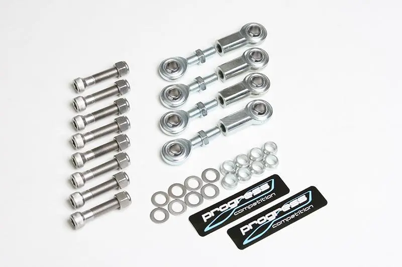 Progress Technology End Link Kit For 1997–2013 Chevrolet Corvette C5/C6 – 3-Piece, Front & Rear Pair 1