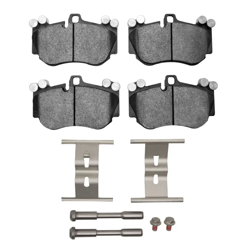 R1 Front Semi-Metallic Brake Pad & Hardware Kit For 2005–2010 Porsche Cayenne 1