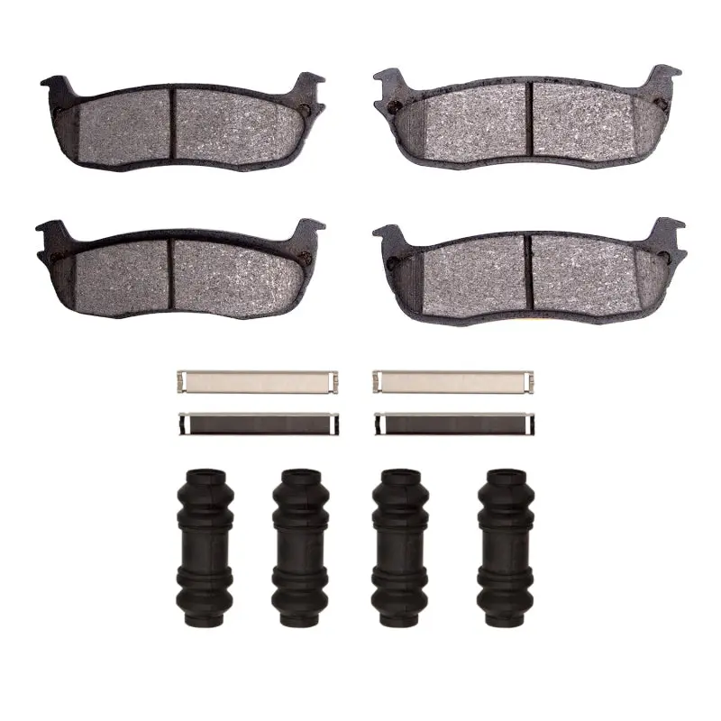 R1 Performance Rear Brake Pad & Hardware Kit For 1997–2011 Ford F-150 Rwd (Off-Road & Towing Use) 1