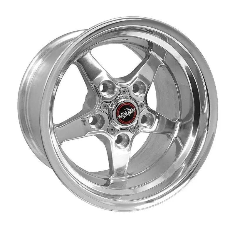 Race Star 92 Drag Star 17X7 5X135Bc 4.25Bs Direct Drill Polished Chrome Wheel 1