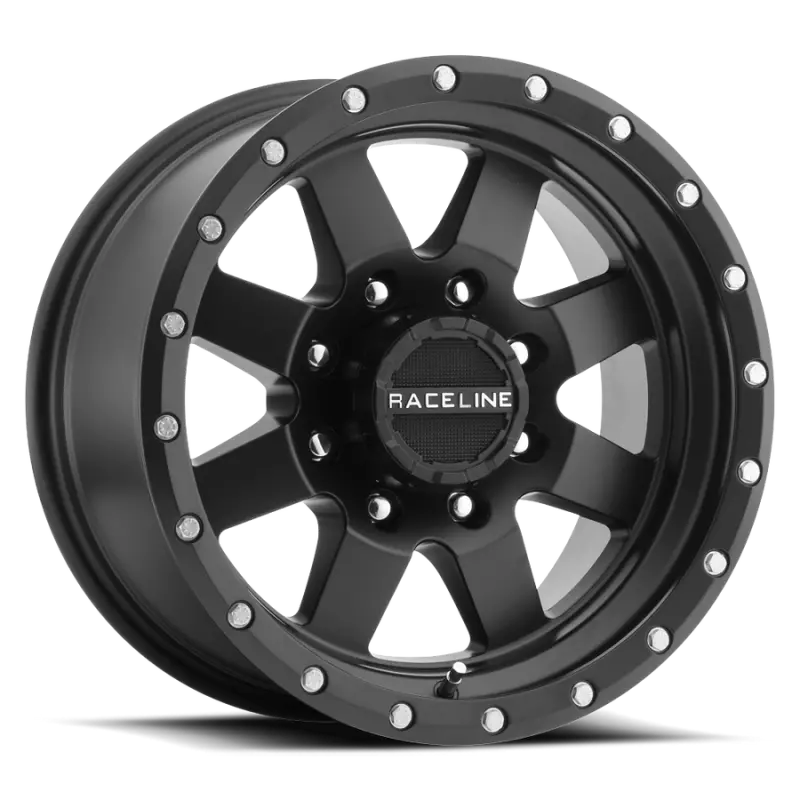 Raceline 935B Defender 16X6.5In / 6X130 Bp / 45Mm Offset / 84.1Mm Bore - Satin Black Wheel 1