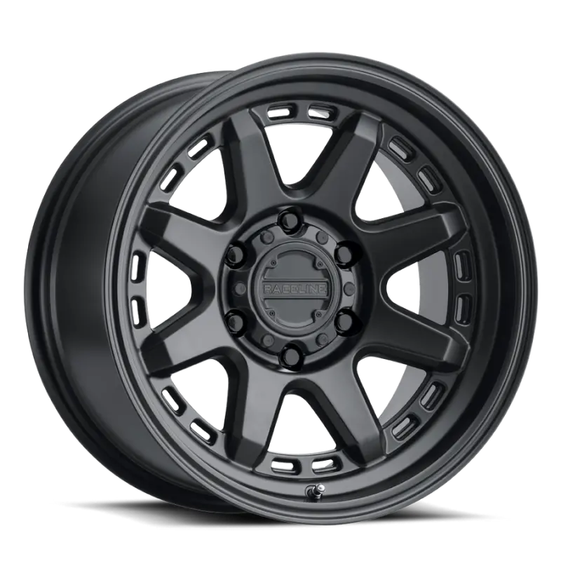 Raceline 947B Scout 18X8In / 5X127 Bp / 35Mm Offset / 78.1Mm Bore - Satin Black Wheel 1