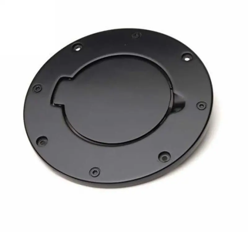 Rampage 2007-2018 Jeep Wrangler(Jk) Billet Style Gas Cover - Black 1