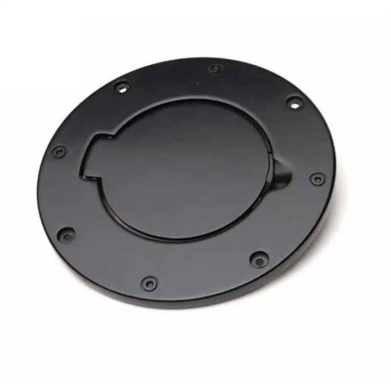 Rampage 2007-2018 Jeep Wrangler(Jk) Billet Style Gas Cover - Black 2