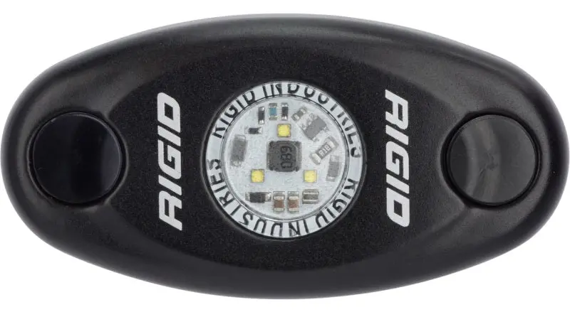 Rigid Industries A-Series Led Light – Black Housing, Low-Intensity Output, Red Lens 1