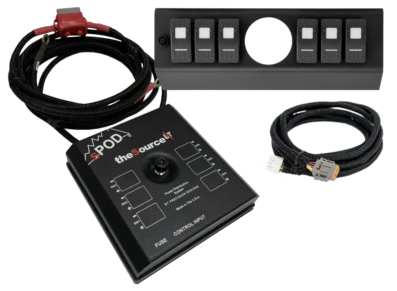 Spod Sourcelt Led Switch Panel With Opening Design For 2007–2008 Jeep Wrangler (2-1/16 Inch) 1