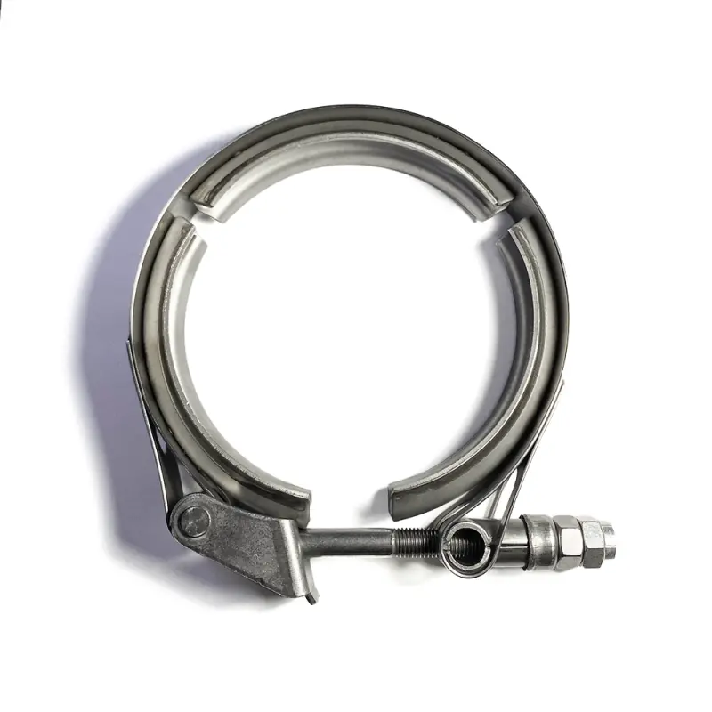 Ticon Industries 4" Quick-Release Stainless Steel V-Band Clamp – Heavy-Duty Fastening Solution 1