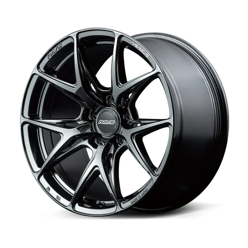 Versus Vv21S Jet Black Alloy Wheel – 18X8.0", +45Mm Offset, 5X108 Bolt Pattern 1