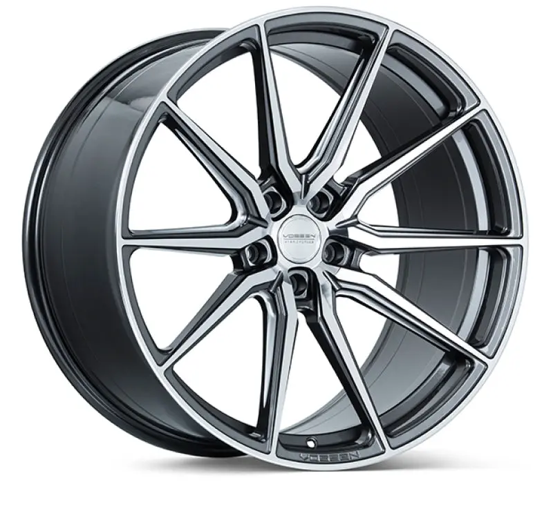Vossen Hf-3 Forged Wheel – 19×9.5", 5×112, Et45, Deep Face, Gloss Graphite/Polished Finish 1