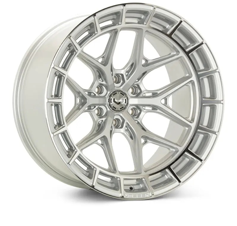 Vossen Hfx-1 Forged Aluminum Wheel – 20×10 Inch, 5×127Mm, Et-18 Offset, Super Deep Lip, 71.5Mm Center Bore, Silver Polished 1