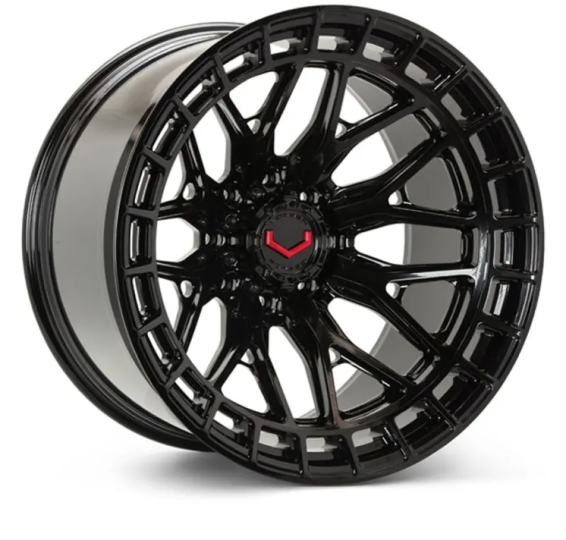 Vossen Lcx-02 24X12 - 8X180 - Et44 - Ultra Deep - 124.3 - Gloss Black Wheel 1