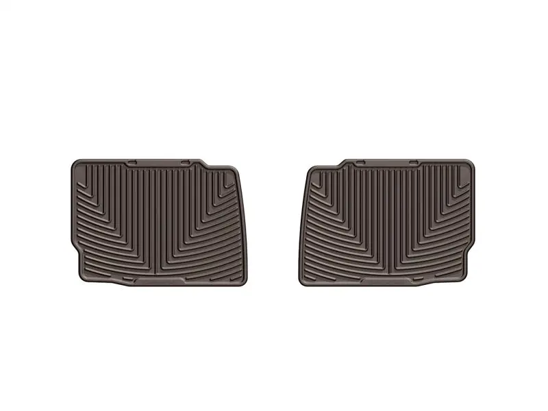 Weathertech Rear Floor Mats For 2013+ Ford Fusion – Cocoa Rubberized Protection 1