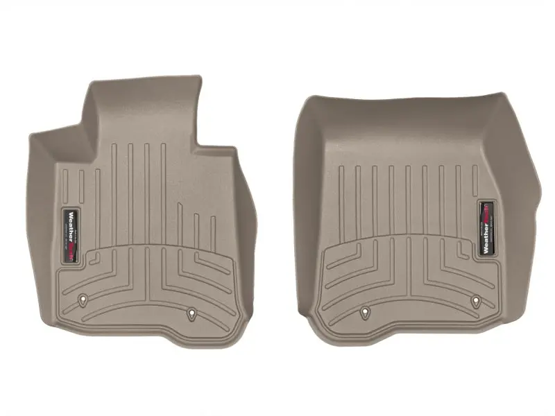 Weathertech Tan Front Floor Liners For 2014+ Bmw 4-Series Sedan And Gran Coupe 1