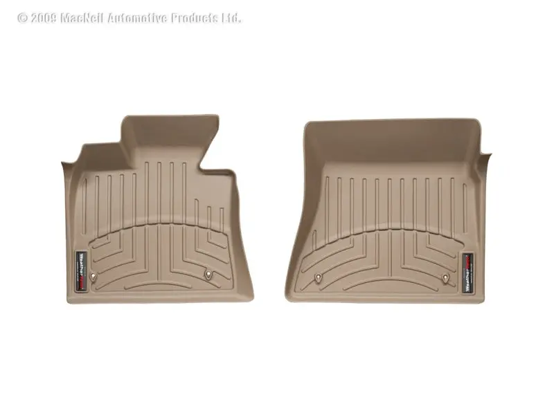 Weathertech Tan Front Floor Liners For 2014+ Bmw 4-Series Sedan And Gran Coupe 2