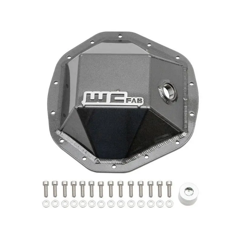 Wehrli Heavy-Duty Rear Differential Cover For Gm Duramax (2020–2024) & Ram Hd (2019–2022) – Red Anodized 1