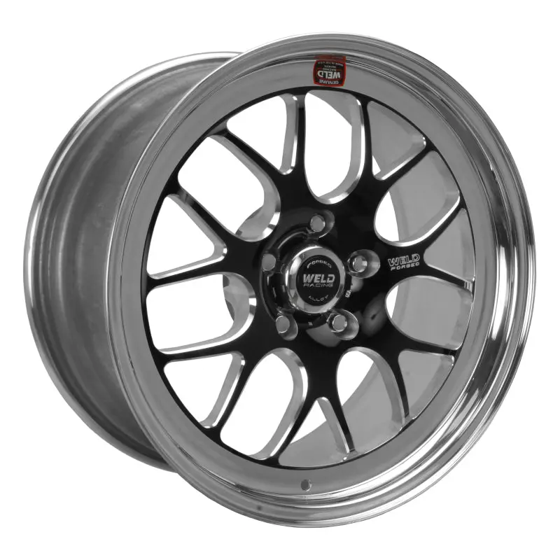 Weld Racing S77 Black Wheel – 18×9 Inch, 5×120Mm, 6.1″ Backspace, High-Pad Design, Non-Beadlock 1