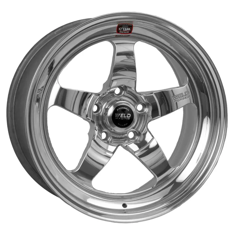 Weld S71 Polished Aluminum Wheel – 17X13.5", 5X4.5", 7.3" Backspace, Medium Pad 1