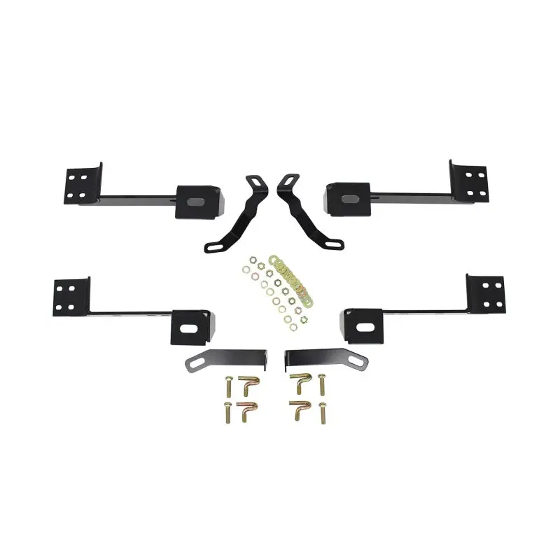 Westin Premier Oval Nerf Step Bar Mount Kit – Black Finish For 1999–2014 Chevrolet Silverado 2500/3500 Regular & Extended Cab 1
