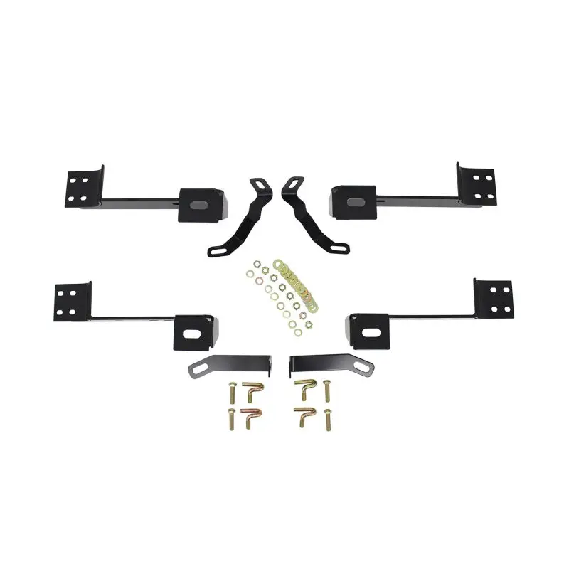 Westin Premier Oval Nerf Step Bar Mount Kit – Black Finish For 1999–2014 Chevrolet Silverado 2500/3500 Regular & Extended Cab 2