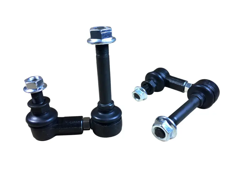 Whiteline 2008+ Nissan 370Z Z34 / 2008+ Infiniti G37 Front Swaybar Link Kit - Adj Ball End Links 2