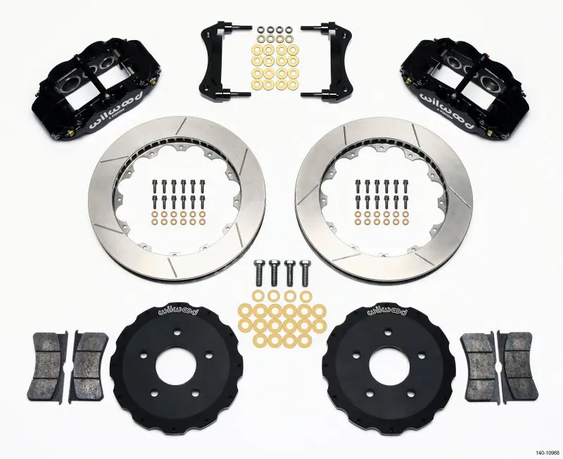 Wilwood Narrow Superlite 6R Front Hat Kit – 13.06" Diameter, Backdraft Cobra Style For Bmw E36-Based Chassis 1