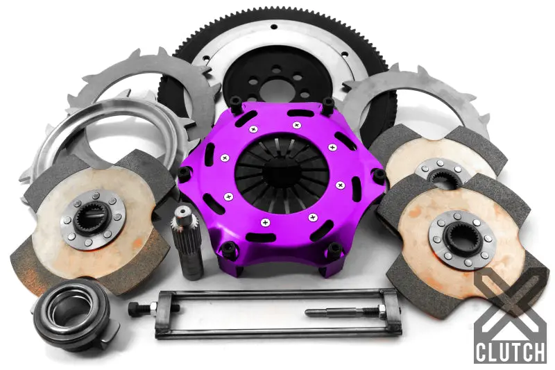 Xclutch Triple Ceramic Solid Disc Clutch Kit For Mitsubishi Lancer Evo X (2007–2017, 2.0L) 1